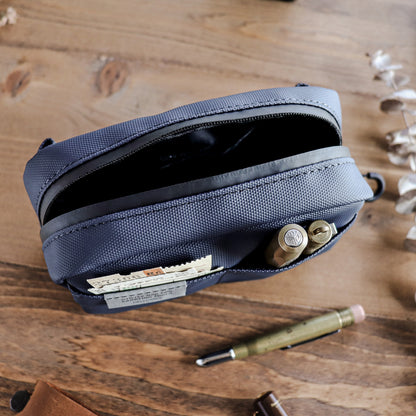 Delfonics Utility Pouch - Water Repellent (Deep Blue / Size XS)