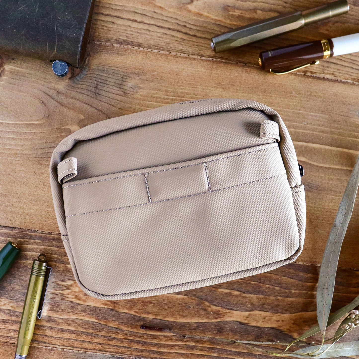Delfonics Utility Pouch - Water Repellent (Beige / Size XS)