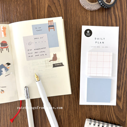Daily Plan Sticky Note  - Square