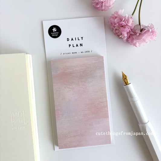 Daily Plan Sticky Note  - Pink