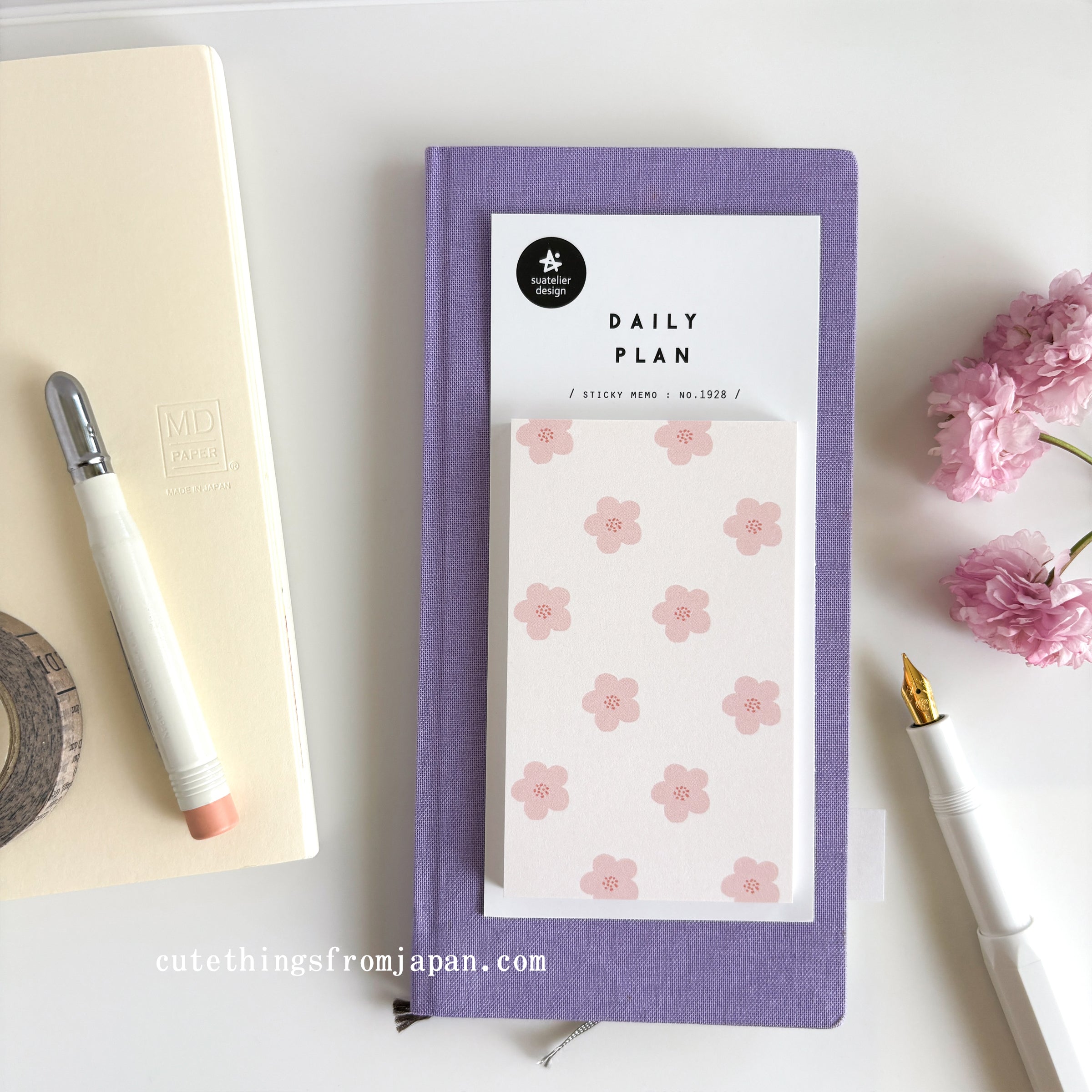 Suatelier / Daily Plan Sticky Note  - Flowers