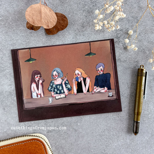 La Dolce Vita Postcard - Friendship