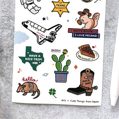 eric x CTFJ / Hello Houston Stickers