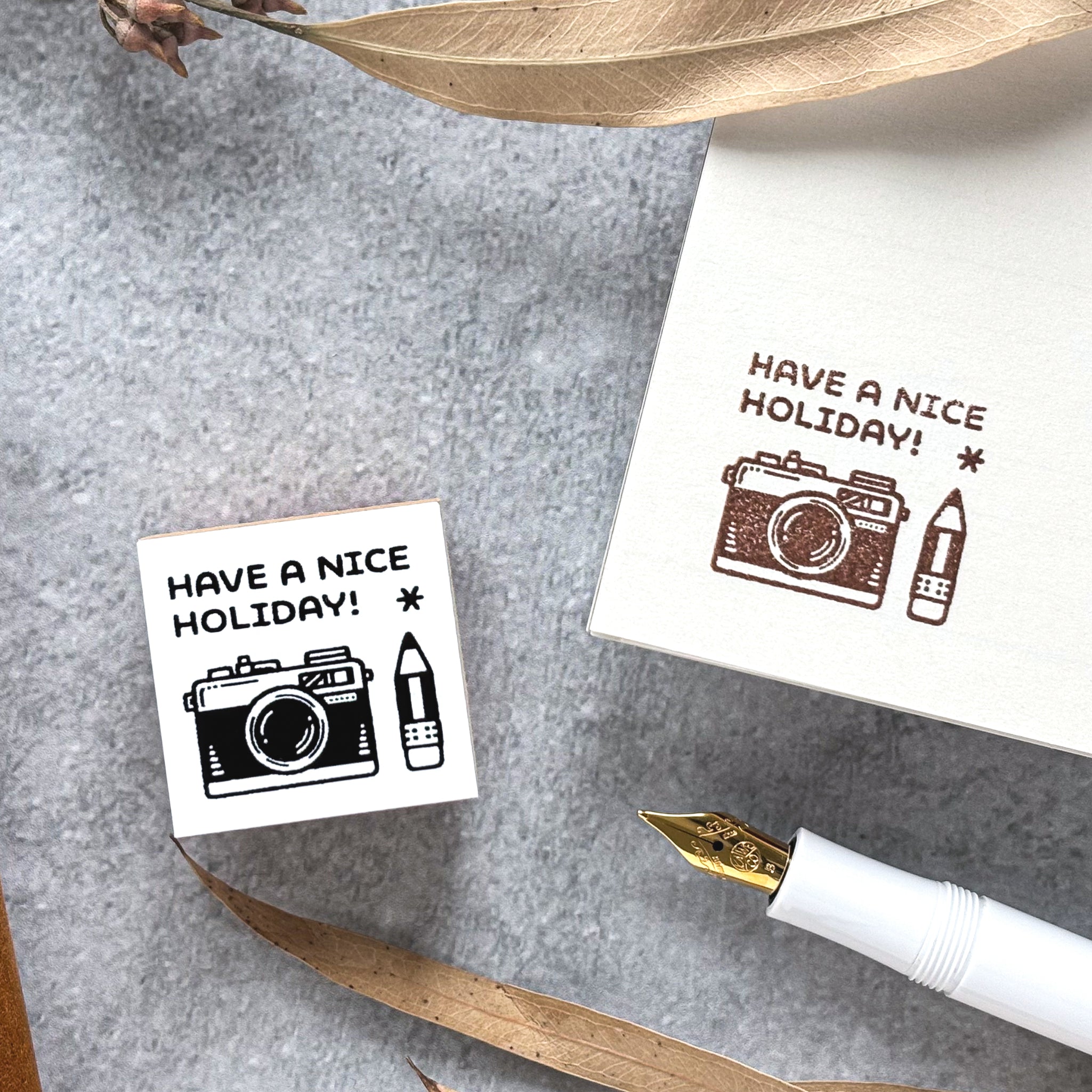 eric x CTFJ / Rubber Stamp - Have a nice holiday