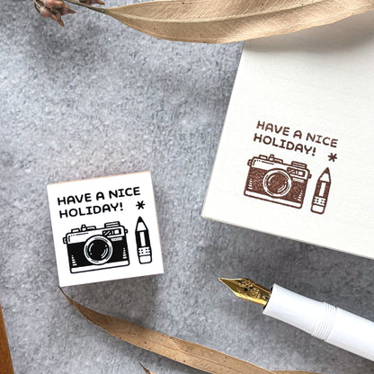 eric x CTFJ / Rubber Stamp - Have a nice holiday