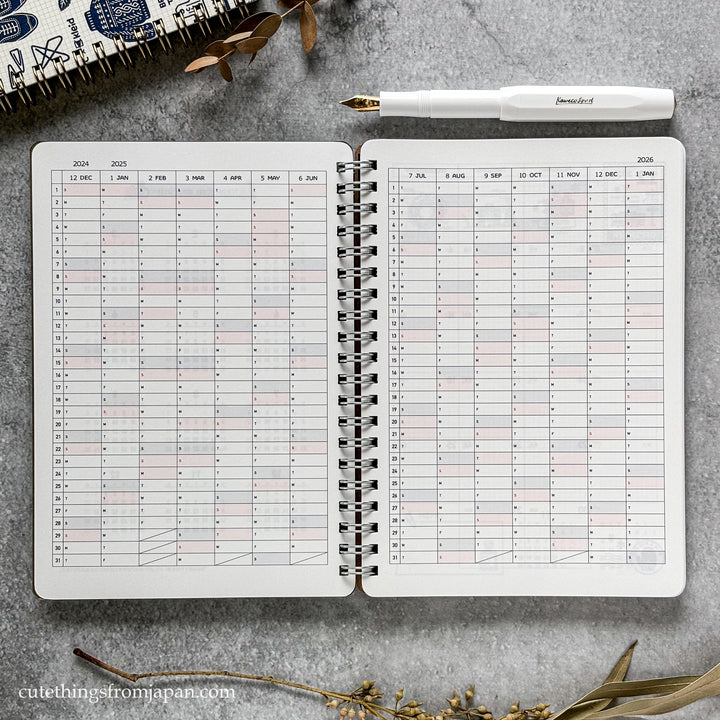 eric 2025 Planner - (4 Colors / B6 Size)