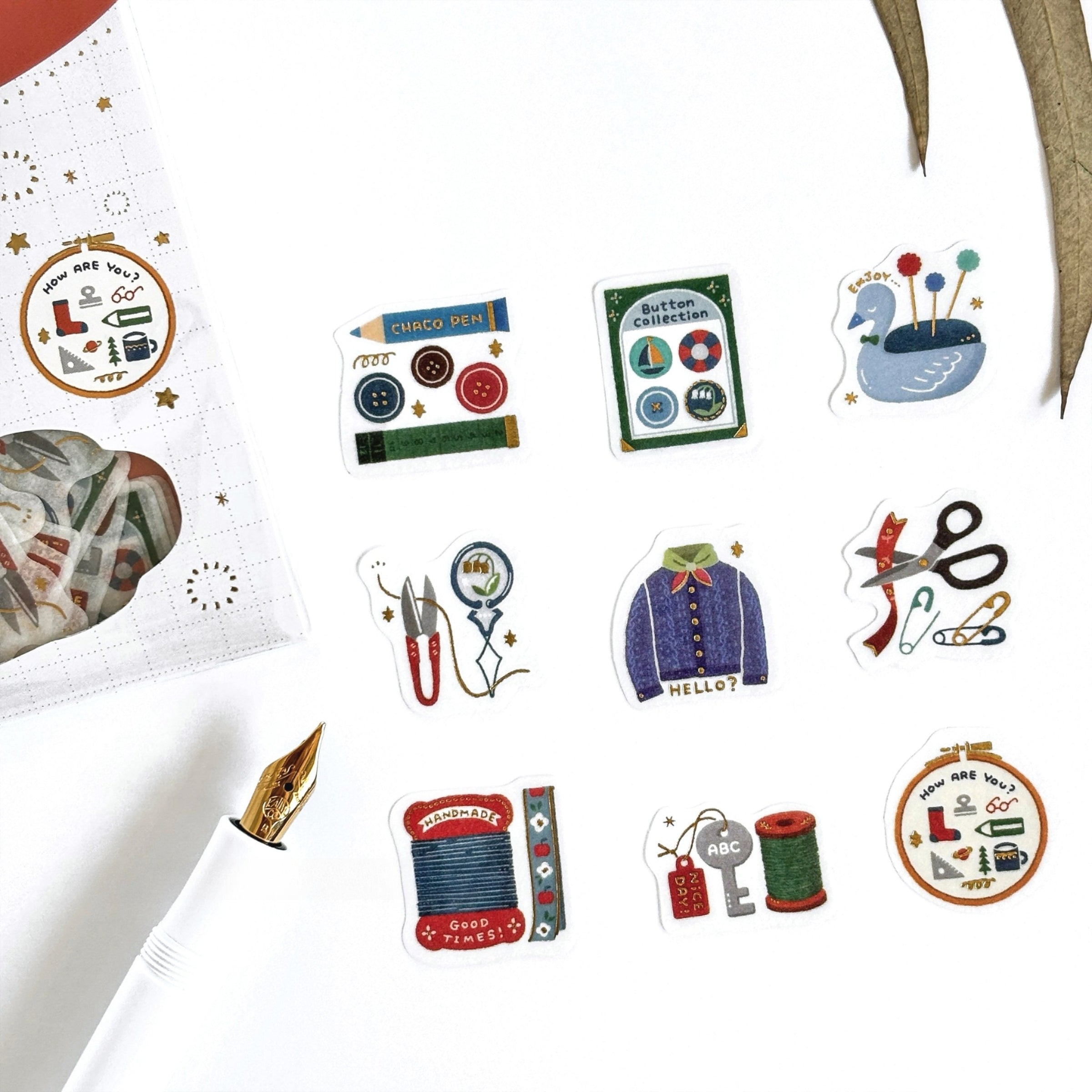 eric / Flake Stickers - Sewing