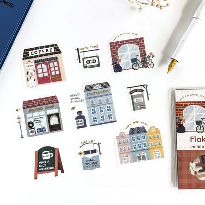 eric / Flake Stickers - Happy Town