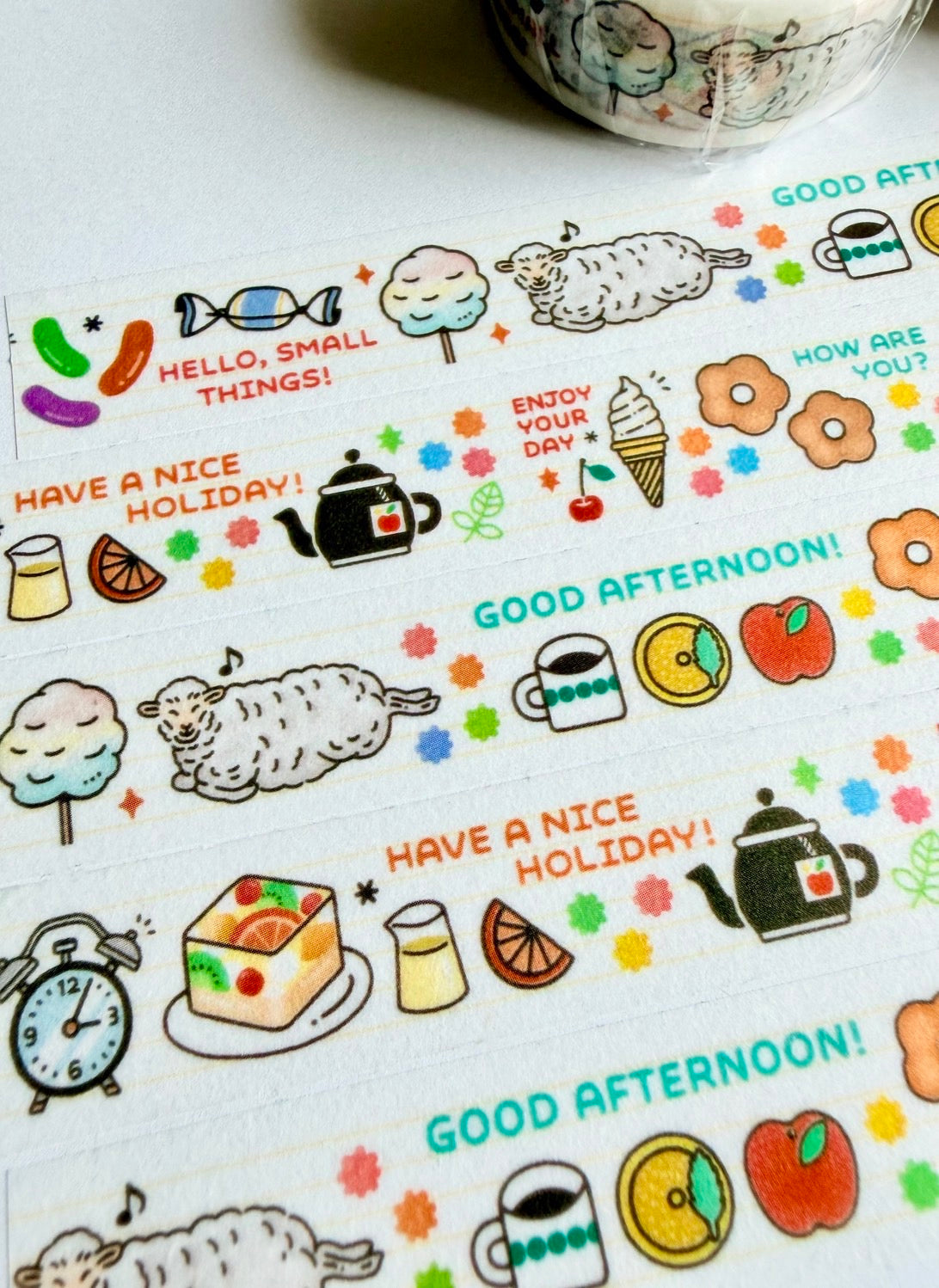 [Available from August 2nd] eric x Hitsujiya x CTFJ Washi Tapes - Japanese Sweets