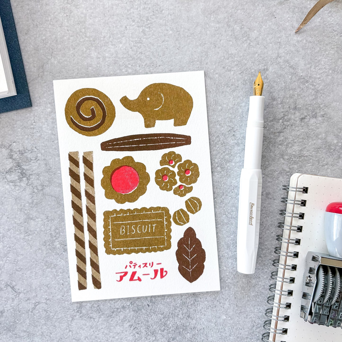 Retro Style Postcard - Cookies