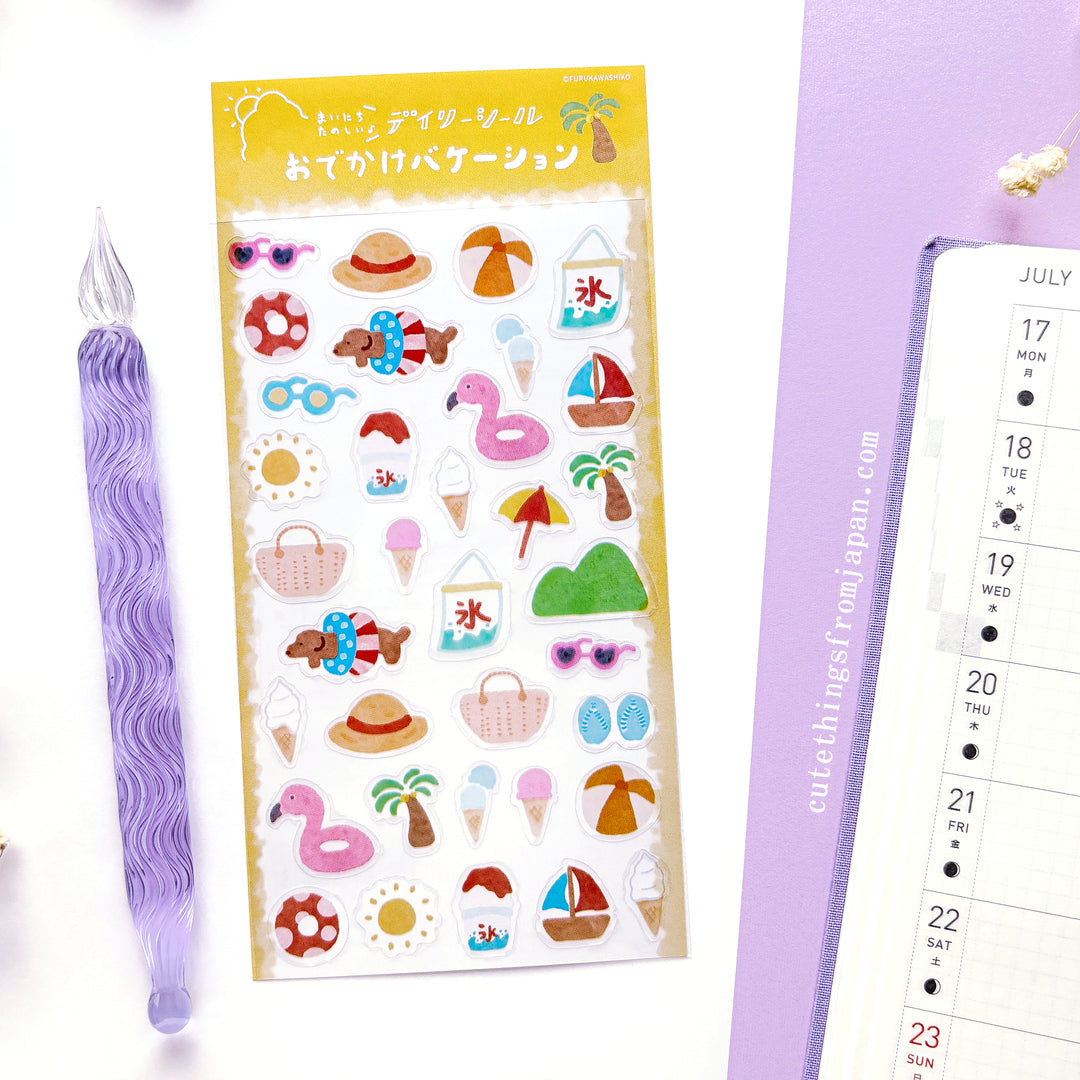 Summer Limited Planner Stickers - Summer Holiday