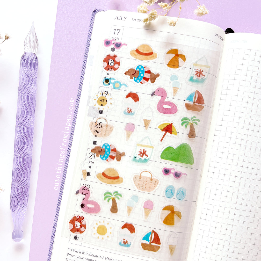 Summer Limited Planner Stickers - Summer Holiday