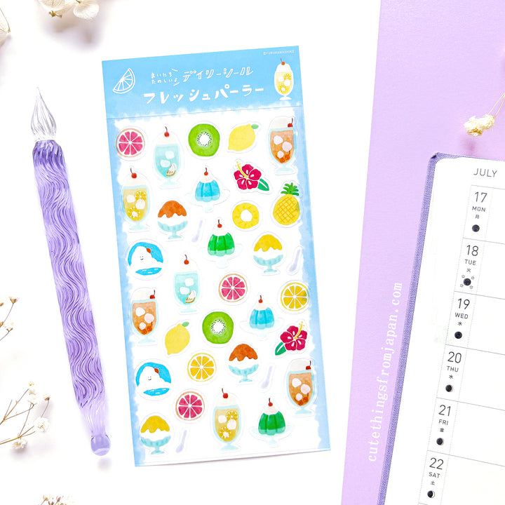 Summer Limited Planner Stickers - Fresh Fruits