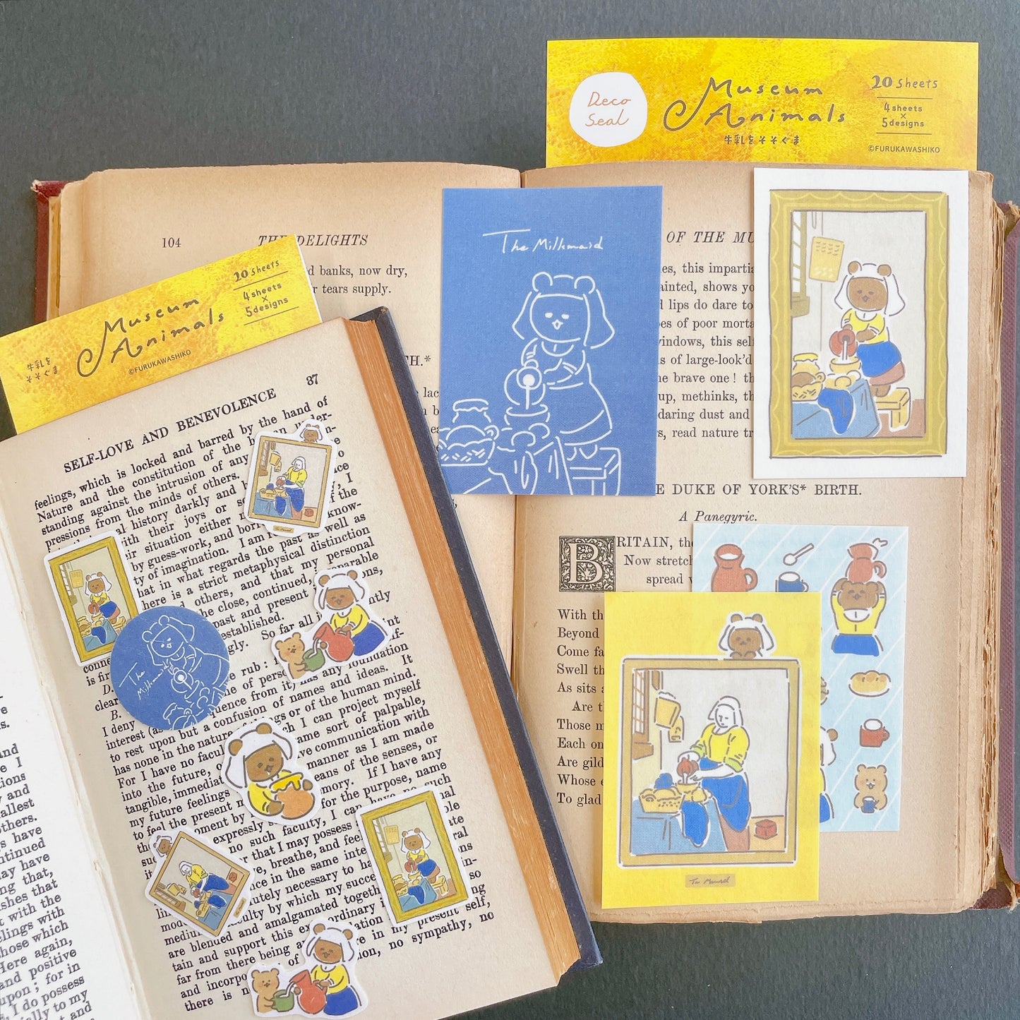 Large Stickers - The Milkmaid Bear