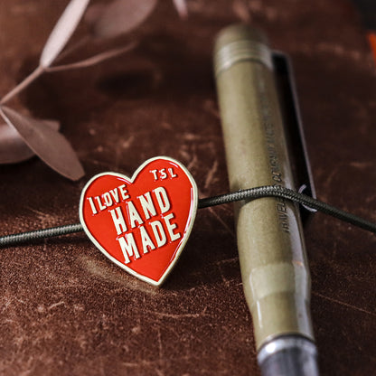 The Superior Labor Brass Concho Charm - I Love Handmade