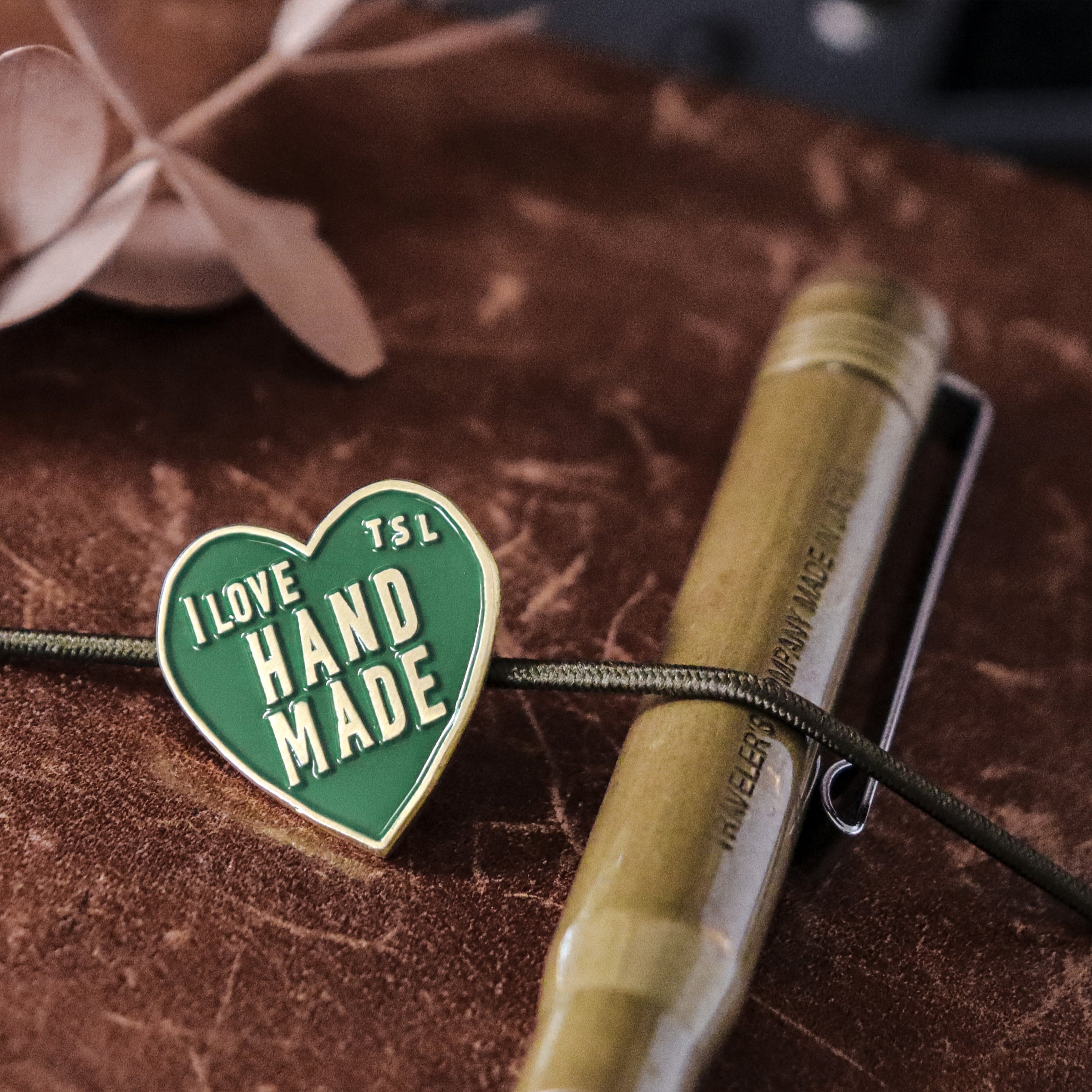 The Superior Labor / Brass Concho Charm - I Love Handmade
