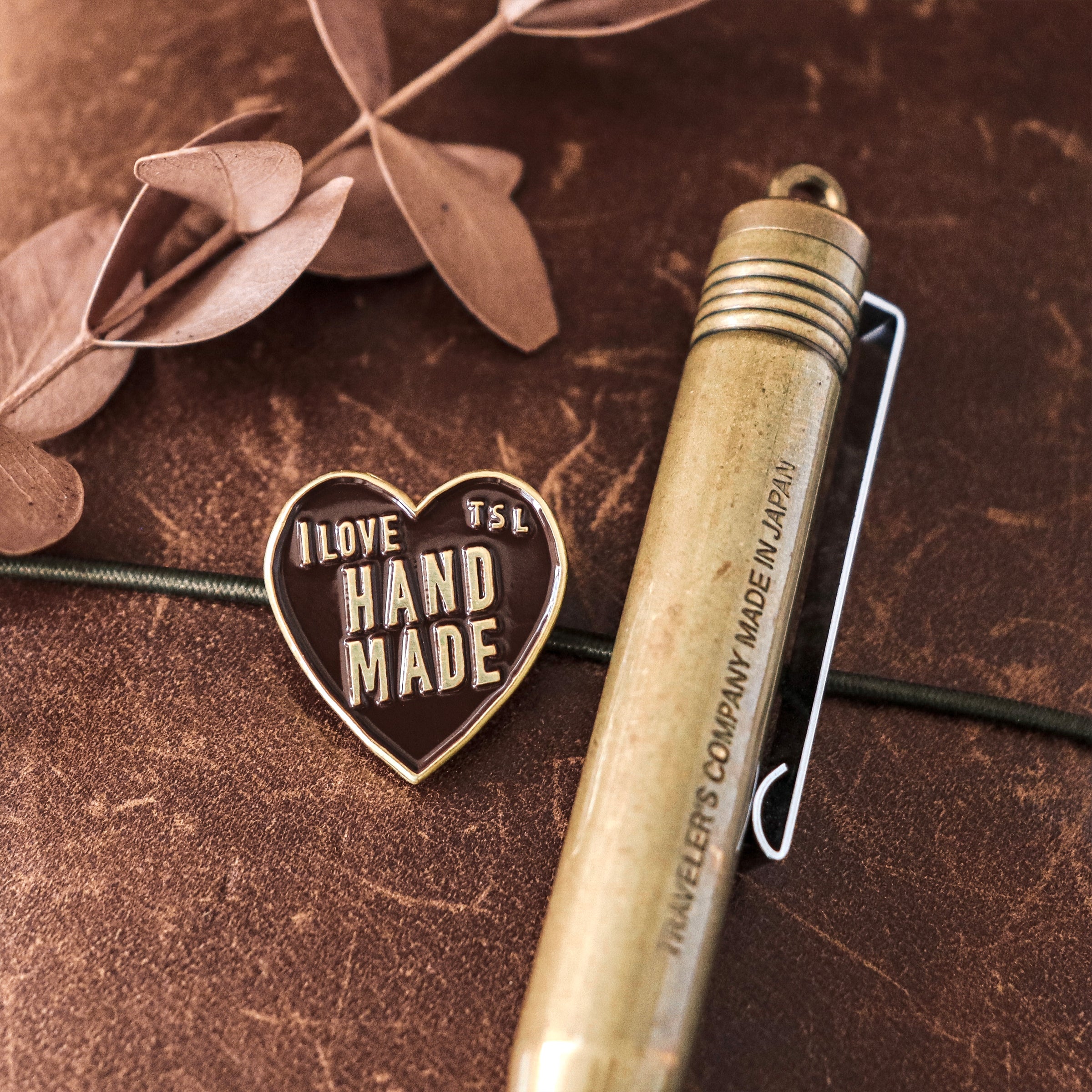 The Superior Labor / Brass Concho Charm - I Love Handmade