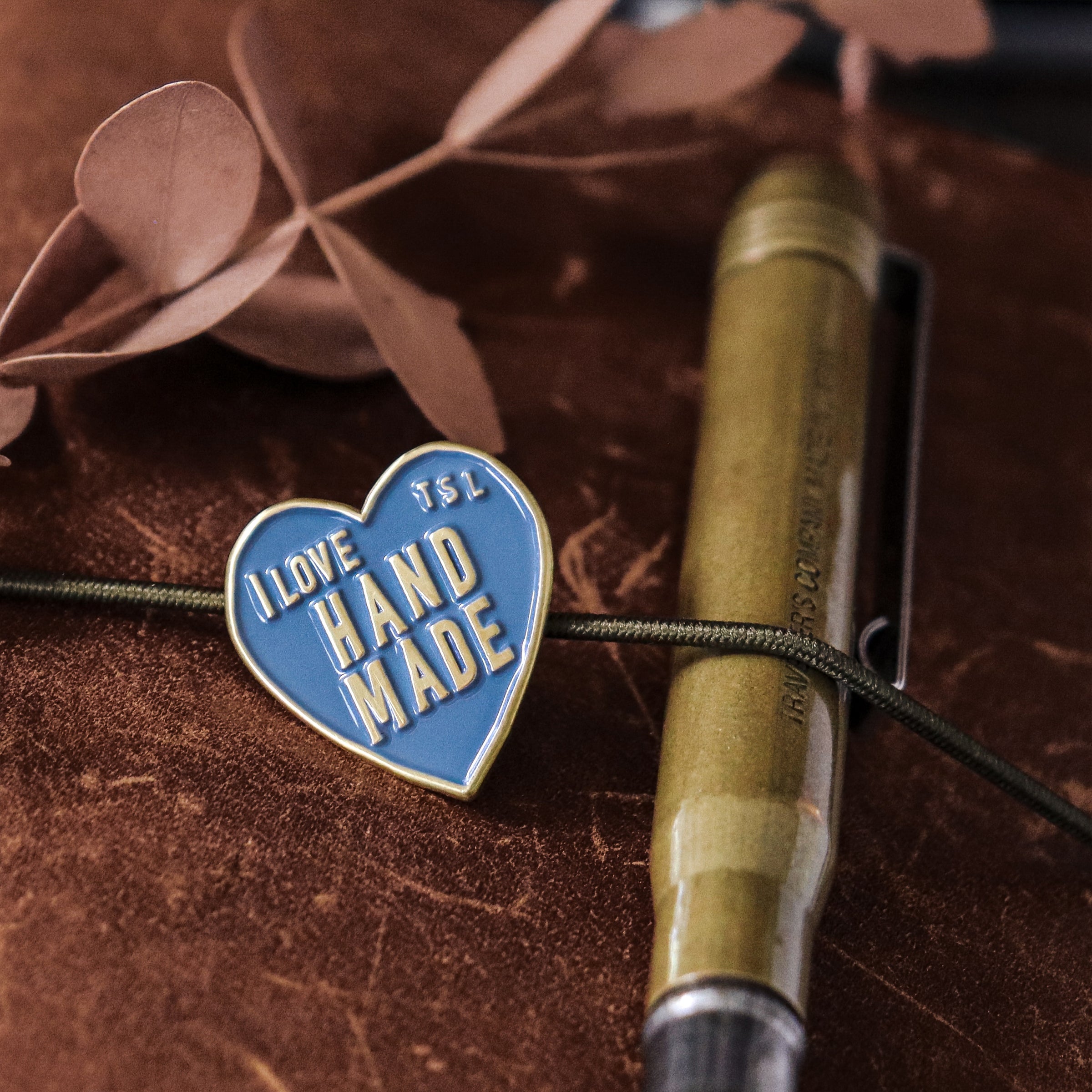 The Superior Labor / Brass Concho Charm - I Love Handmade