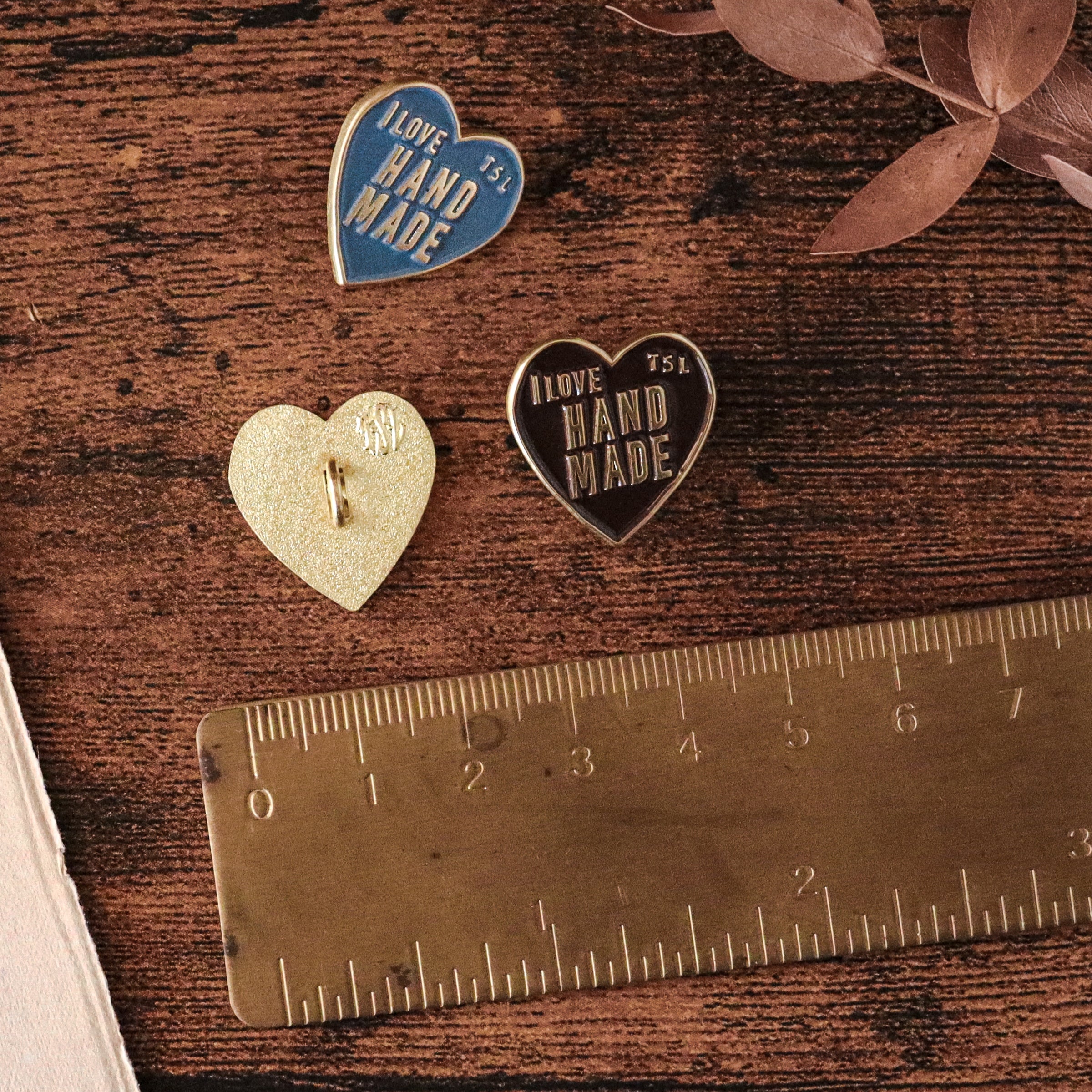 The Superior Labor / Brass Concho Charm - I Love Handmade