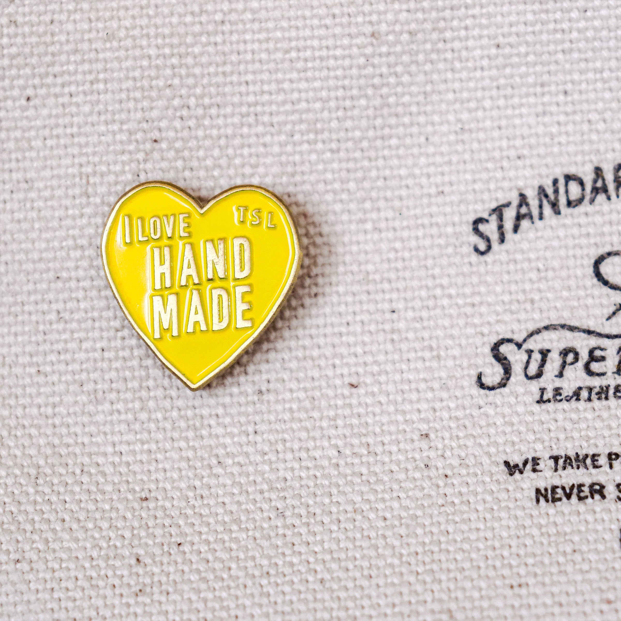 The Superior Labor / Brass Pin - I Love Handmade