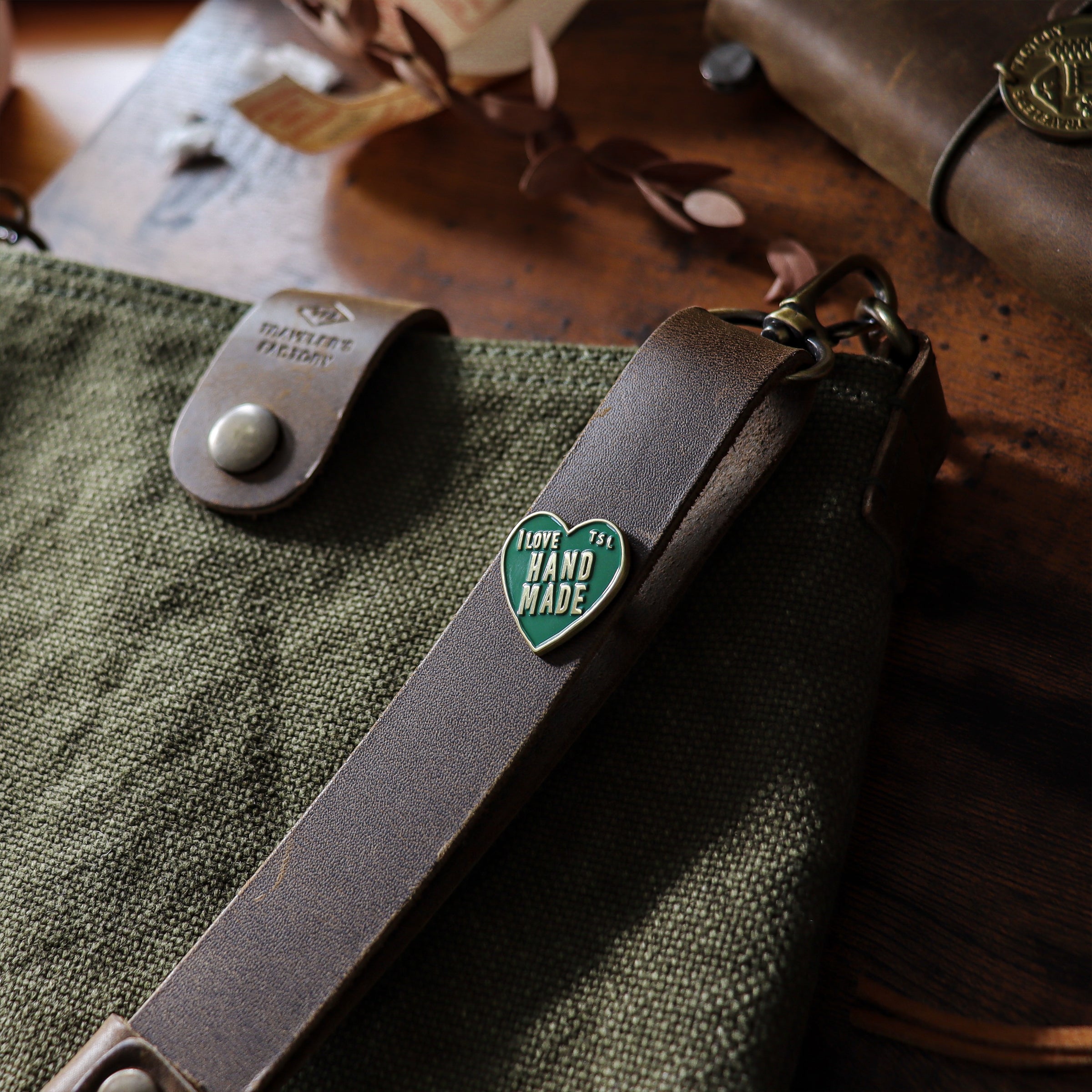 The Superior Labor / Brass Pin - I Love Handmade
