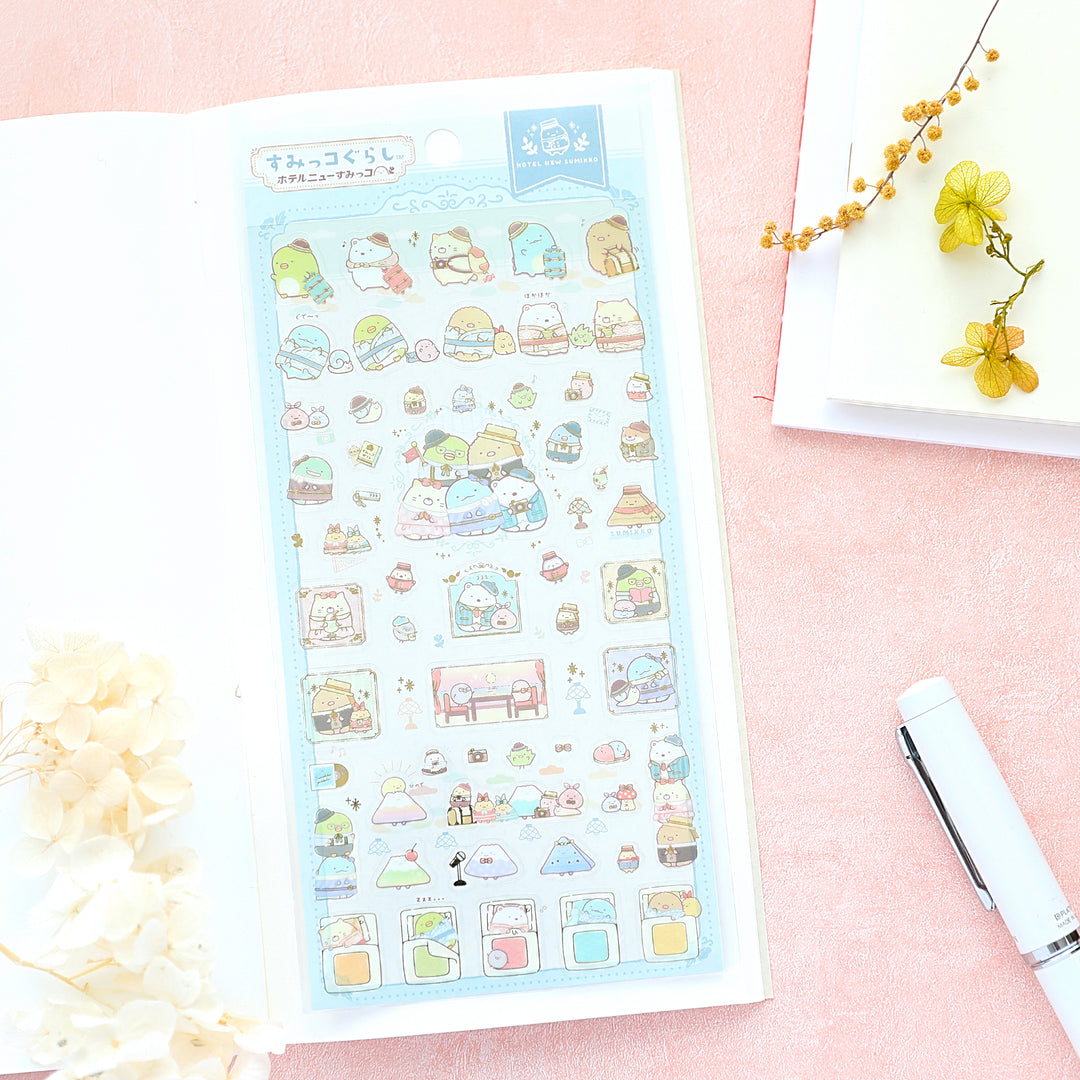 Sumikkogurashi Stickers - Sumikko Hotel