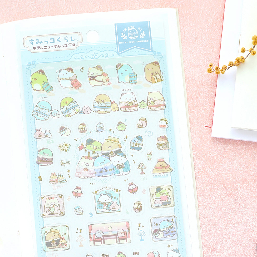 Sumikkogurashi Stickers - Sumikko Hotel