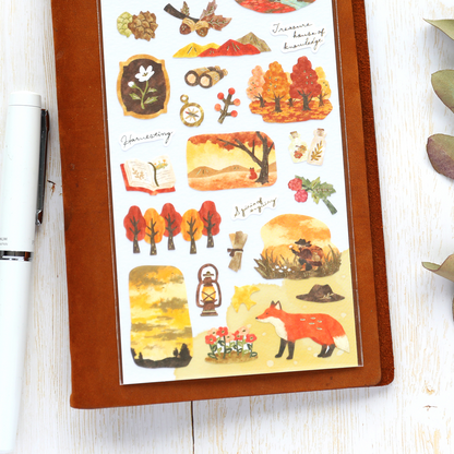 Travel Stickers - Autum Forest