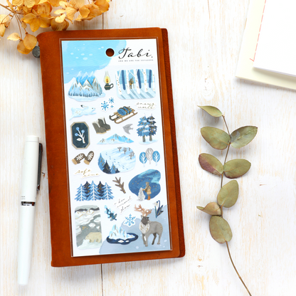 Travel Stickers - Winter Forest
