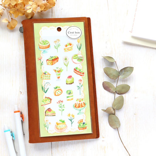C'est Bon Stickers - Green Sweets