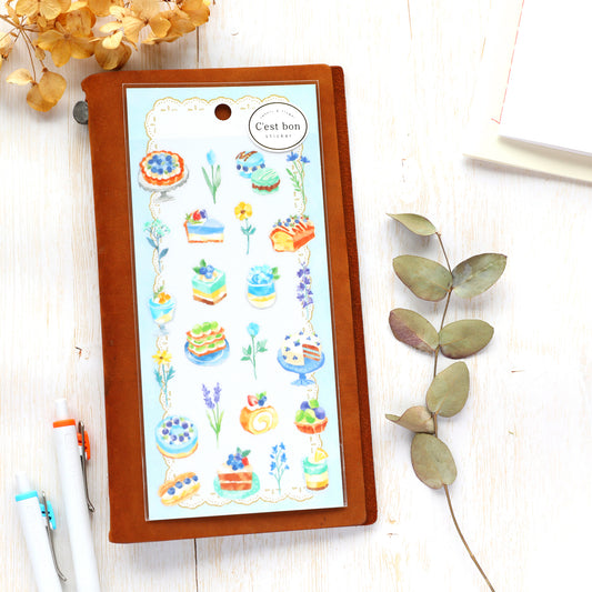 C'est Bon Stickers - Blue Sweets