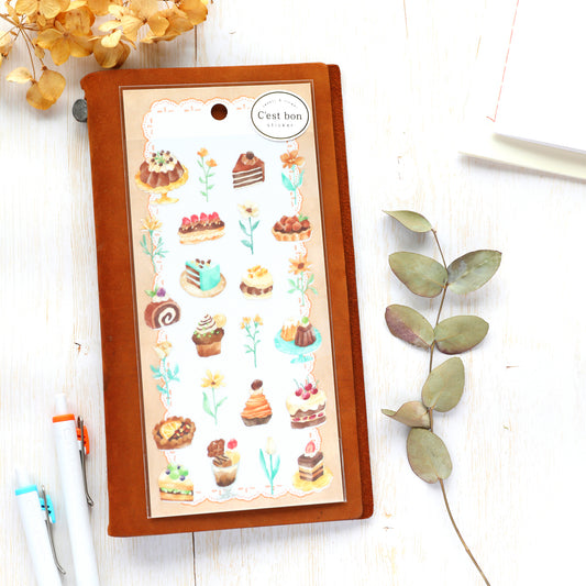 C'est Bon Stickers - Brown Sweets