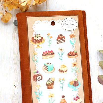 C'est Bon Stickers - Brown Sweets