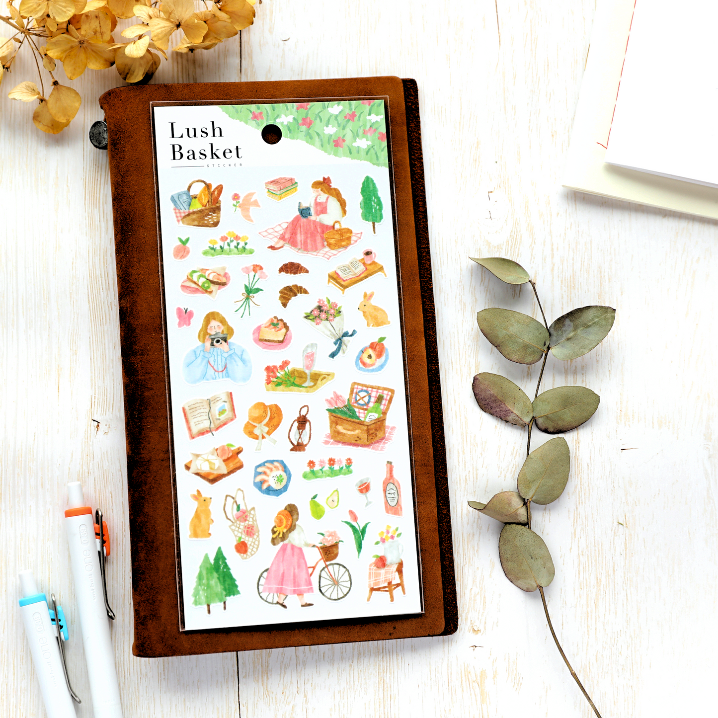 Picnic Stickers - Pink Skirt