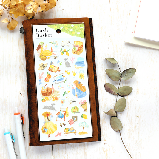 Picnic Stickers - Yellow Skirt