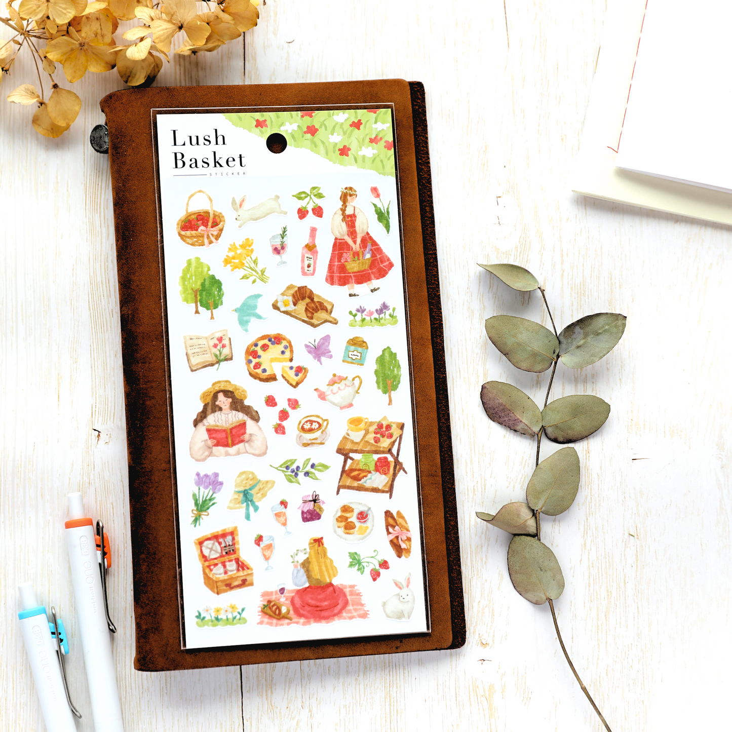 Picnic Stickers - Red Skirt