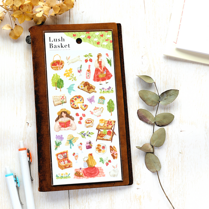 Picnic Stickers - Red Skirt