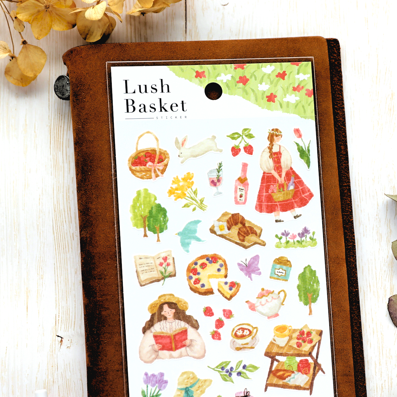 Picnic Stickers - Red Skirt