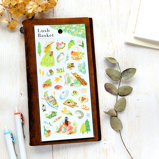Picnic Stickers - Green Skirt