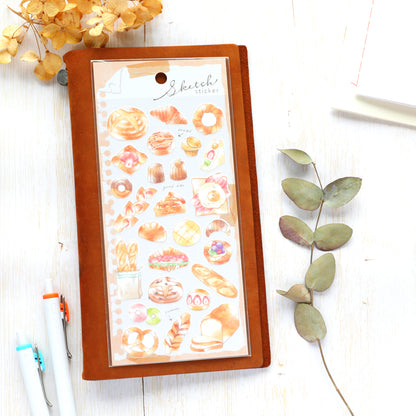 Watercolor Stickers - Bakery