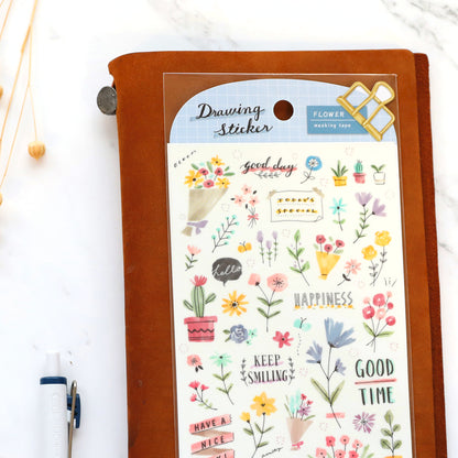 Drawing Stickers - Flowers