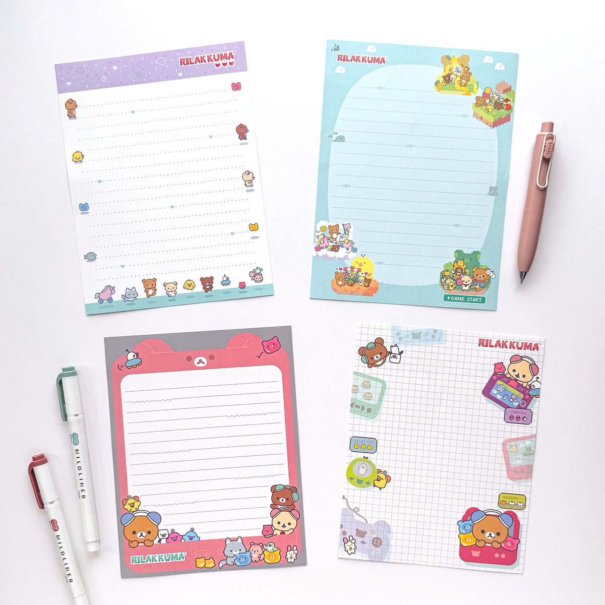 Rilakkuma / Letter Set - Pixel Friends