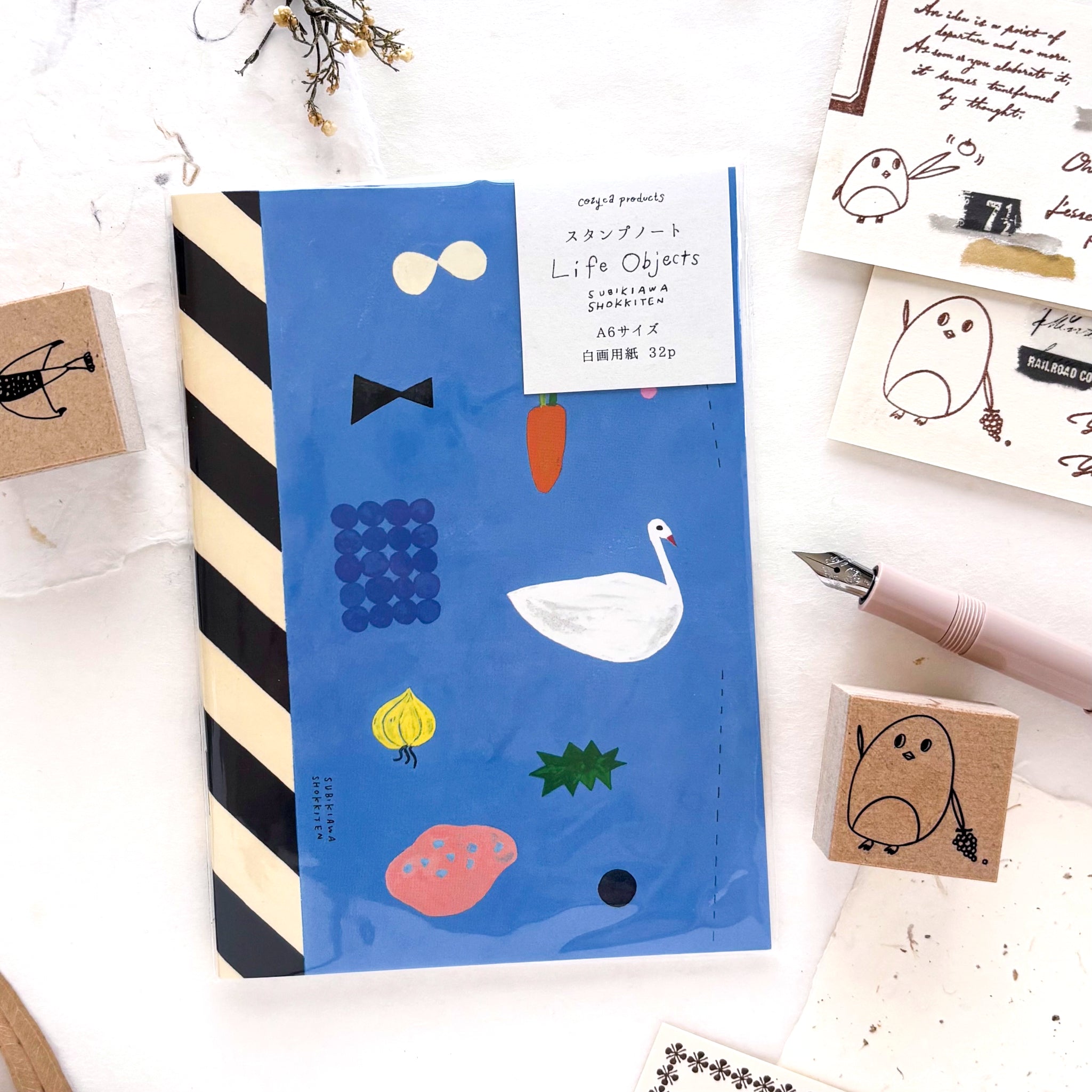 Subikiawa / A6 Stamp Notebook - Life Objects