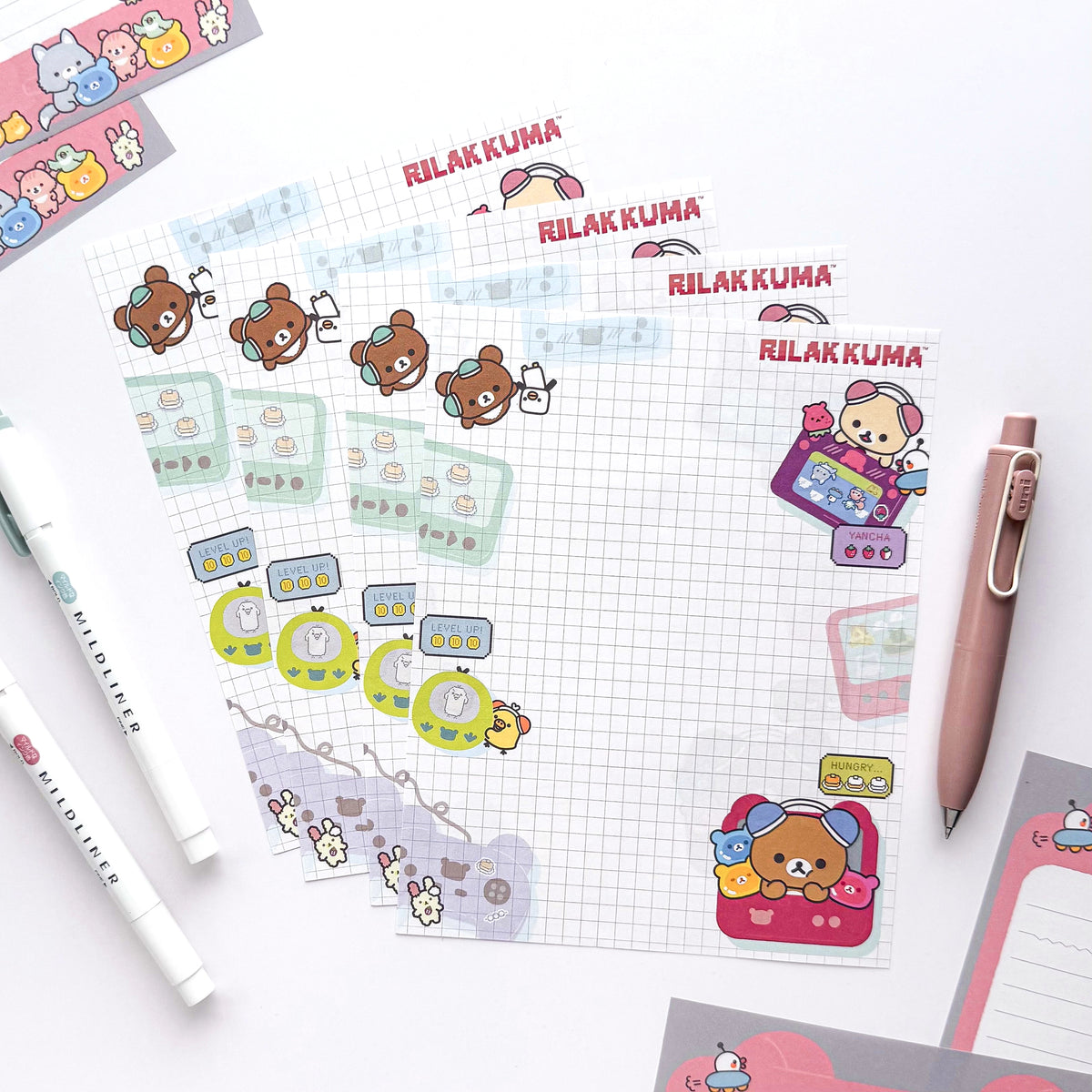 Rilakkuma / Letter Set - Pixel Friends