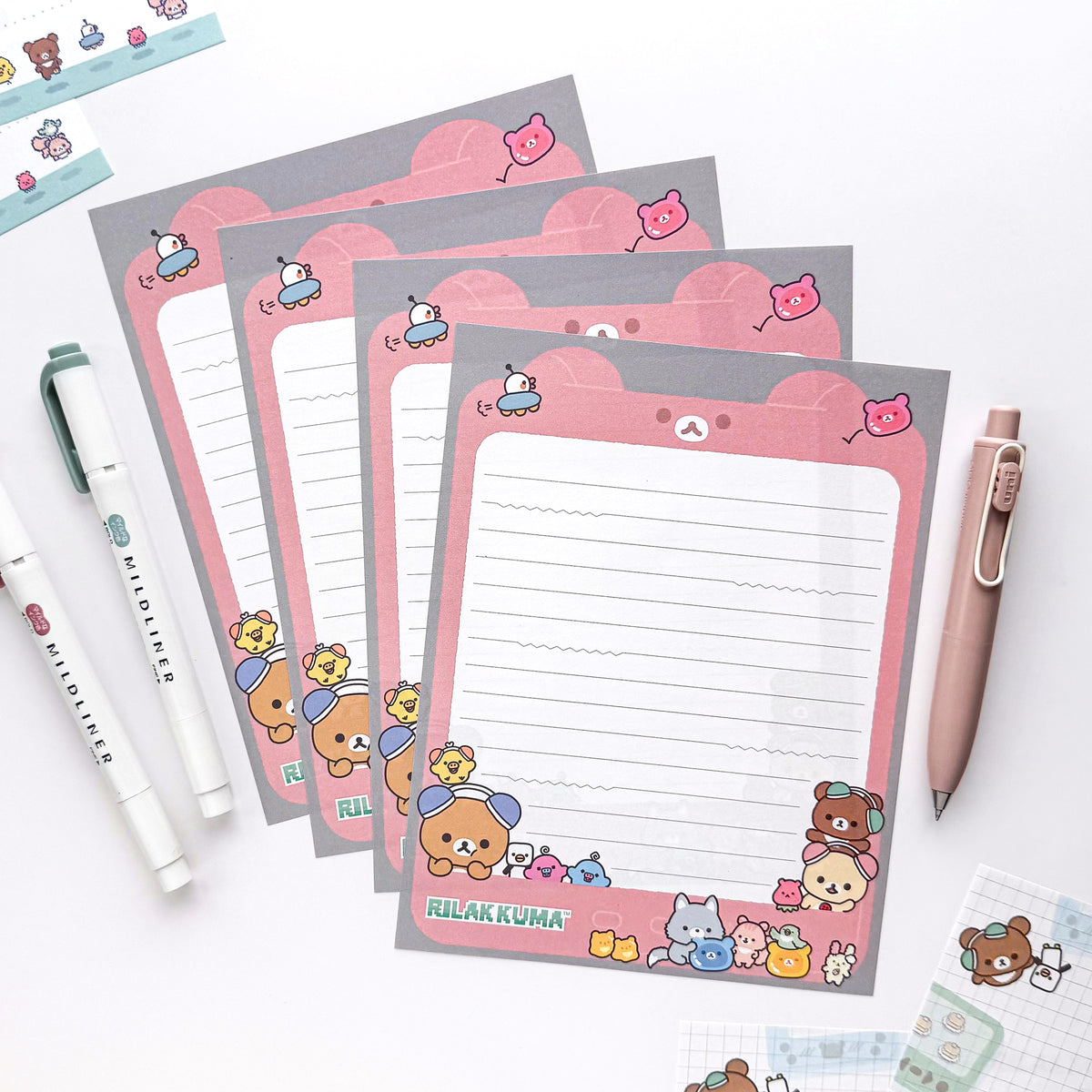 Rilakkuma / Letter Set - Pixel Friends
