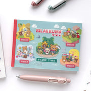 Rilakkuma / Memo Pad - Rilakkuma in the Game