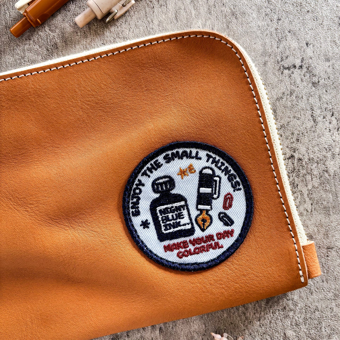 Hello, Harajuku! Limited Edition / TSL x eric x CTFJ / Utility Leather Pouch with Patch