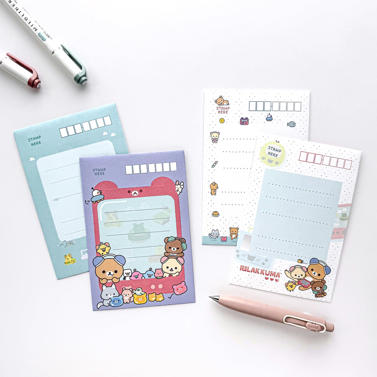 Rilakkuma / Letter Set - Pixel Friends