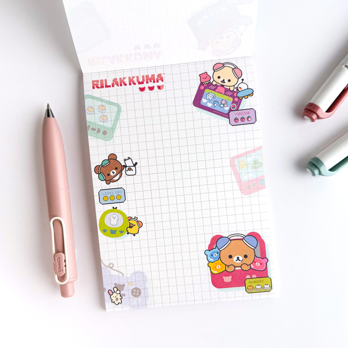 Rilakkuma / Memo Pad - Rilakkuma in the Game