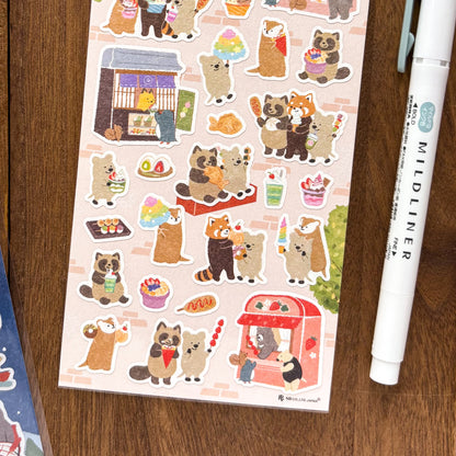 Animal Friends Stickers - Sweets